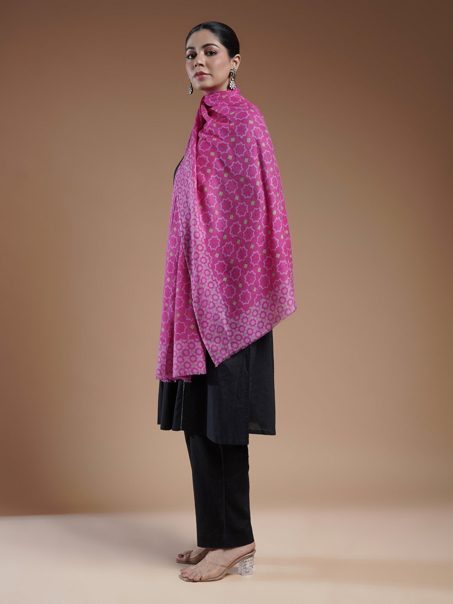 Emera Printed Woolen Stole