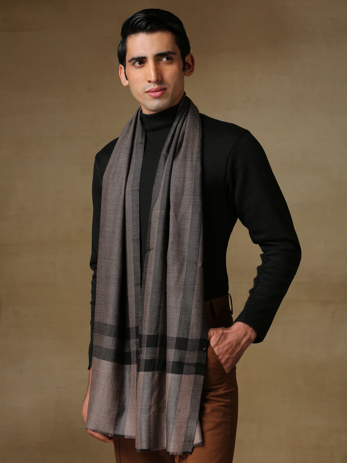 Wool Silk Pashmina Muffler