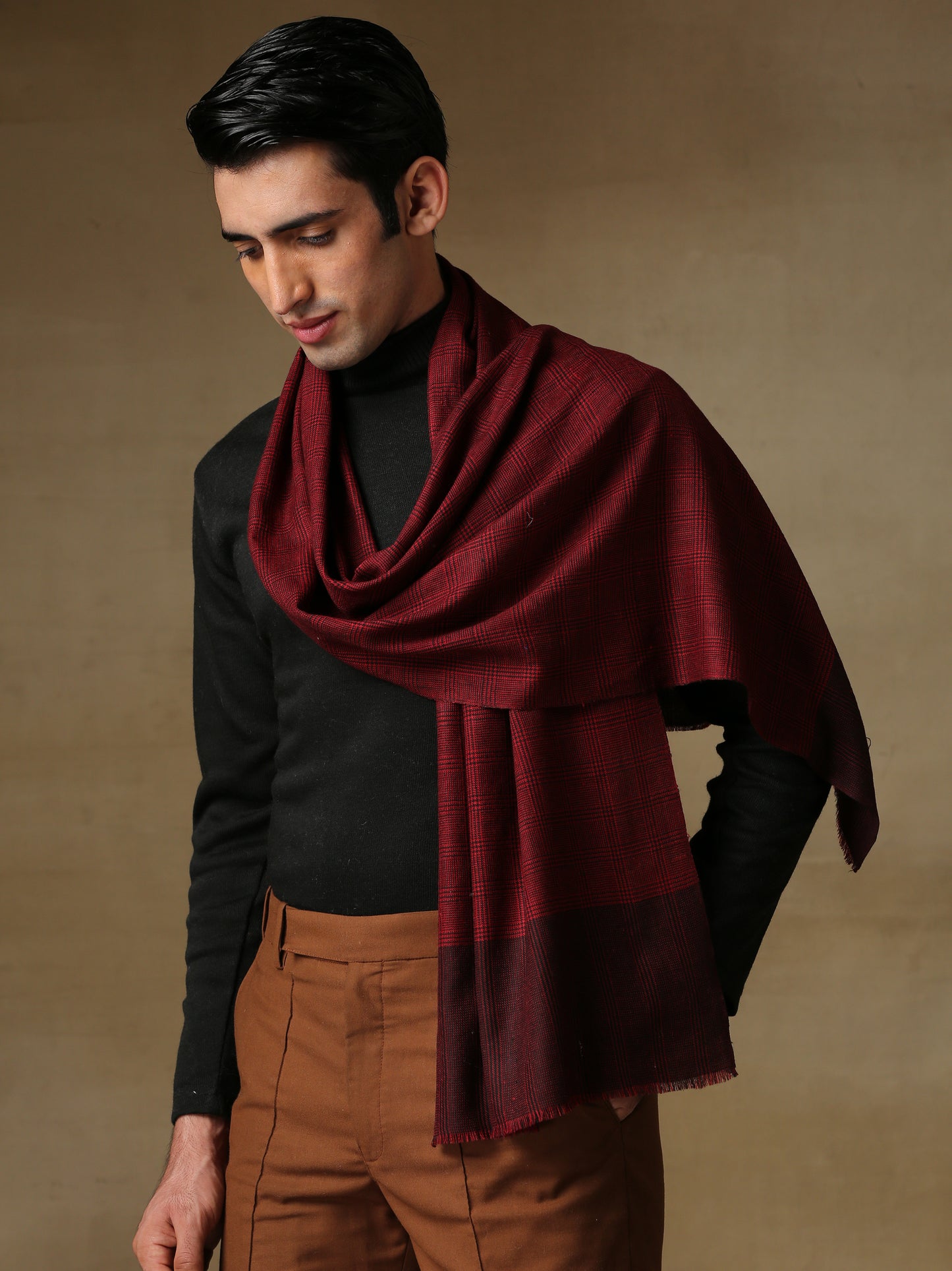 Wool Silk Pashmina Muffler