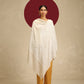 Kashmiri Jama White Shawl
