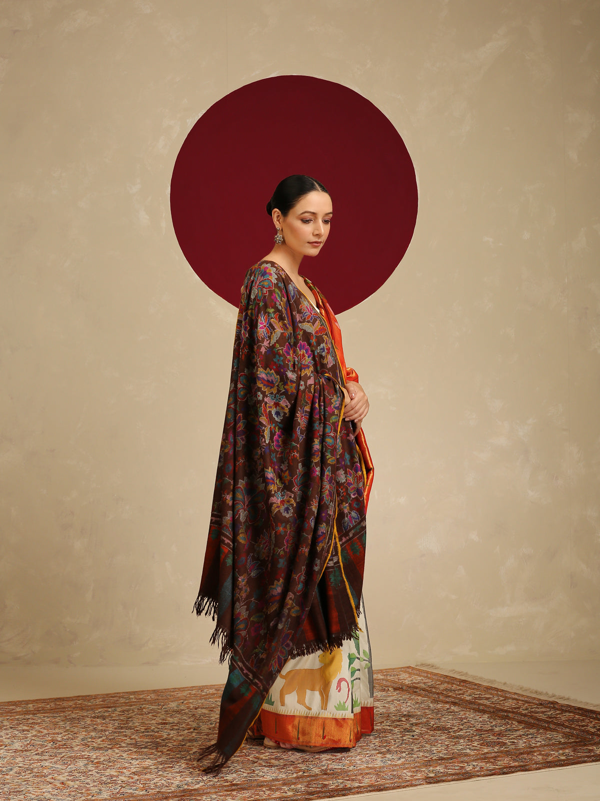 Ghamza Handloom Kani Shawl