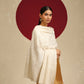 Kashmiri Jama White Shawl