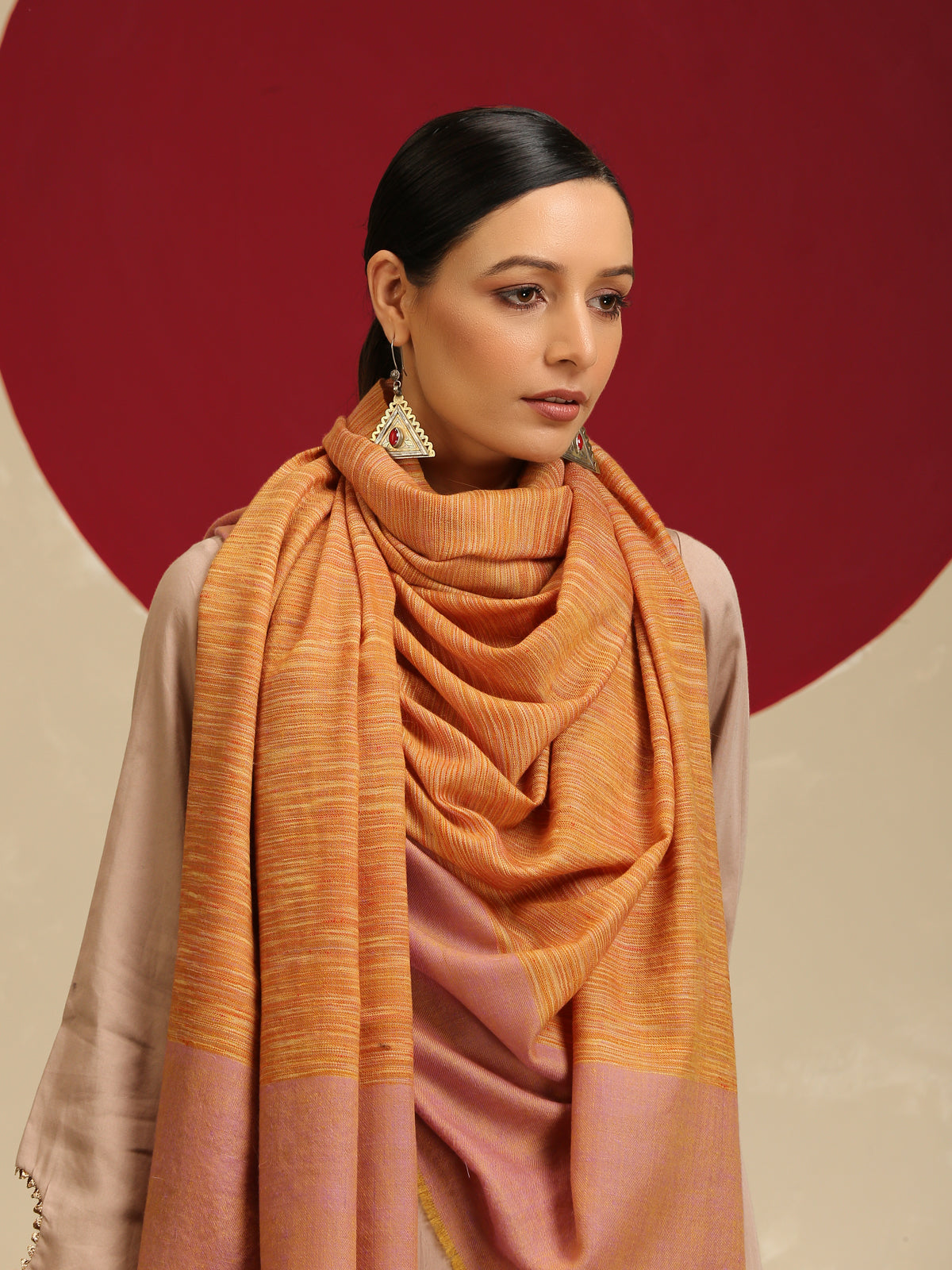 Pashmina Check Shawl
