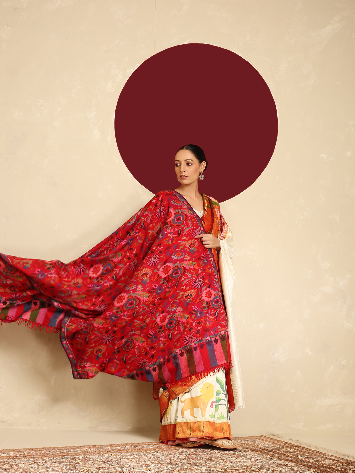 Basmat Handloom Kani Shawl