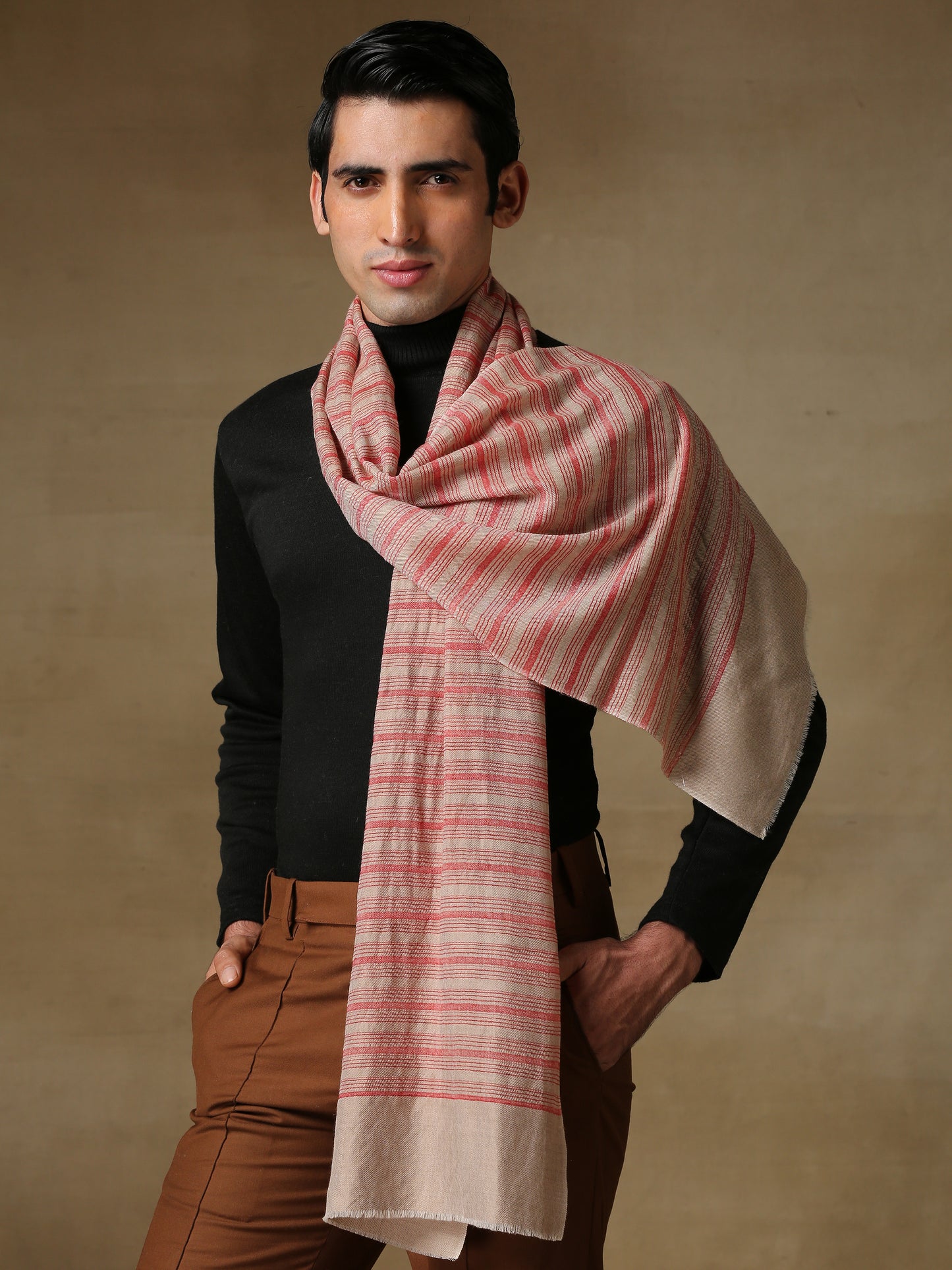 Wool Silk Pashmina Muffler