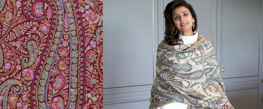 Embroidery Pashmina Shawl