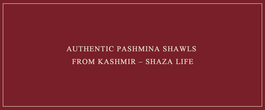 Authentic Pashmina Shawls from Kashmir – Shaza Life