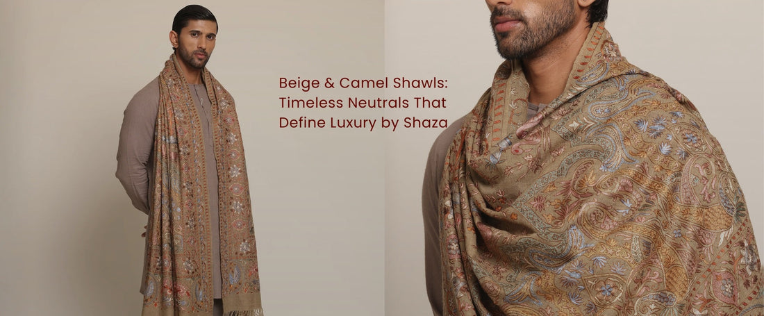 Beige & Camel Shawls