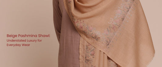Beige Pashmina Shawl: Understated Luxury for Everyday Wear