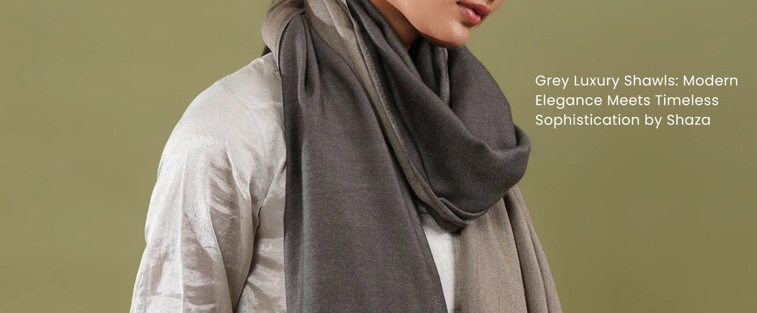 Grey Luxury Shawls
