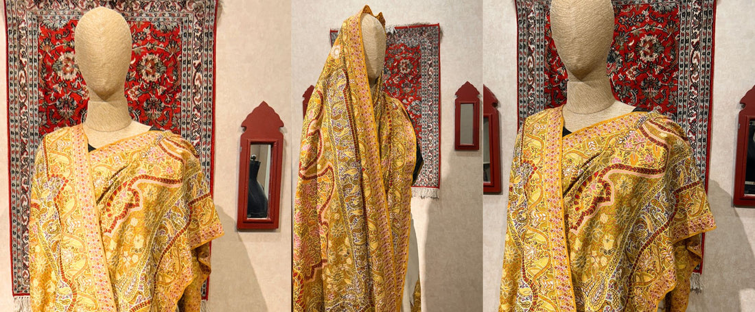 Kalamkari Pashmina Saree – Where Heritage Meets Luxury
