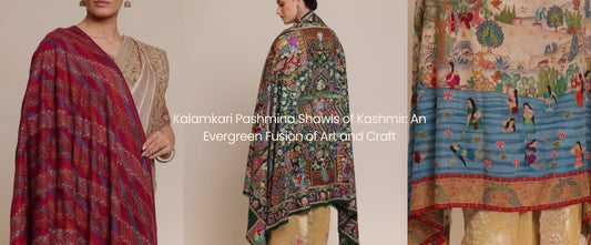 Kalamkari Pashmina Shawls of Kashmir: An Evergreen Fusion of Art and Craft