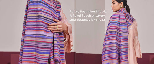 Purple Pashmina Shawls