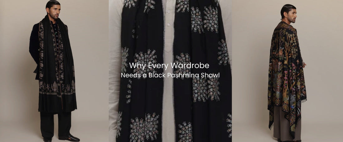 Why Every Wardrobe Needs a Black Pashmina Shawl