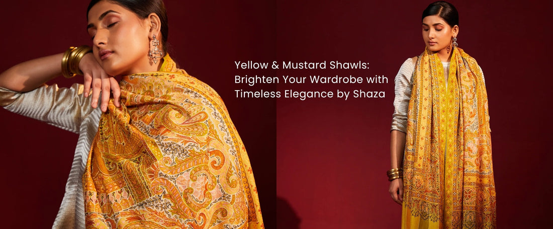 Yellow and Mustard Shawls