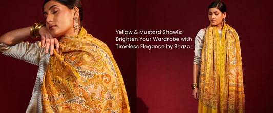 Yellow and Mustard Shawls