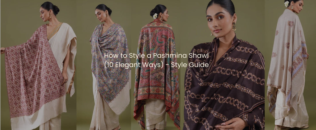 How to Style a Pashmina Shawl (10 Elegant Ways) - Style Guide