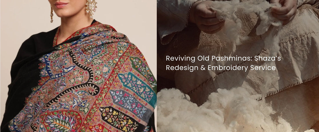 Reviving Old Pashminas: Shaza’s Redesign & Embroidery Service