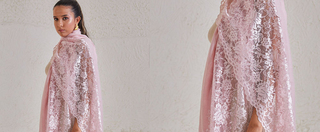 Laced Pashmina