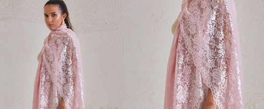 Laced Pashmina