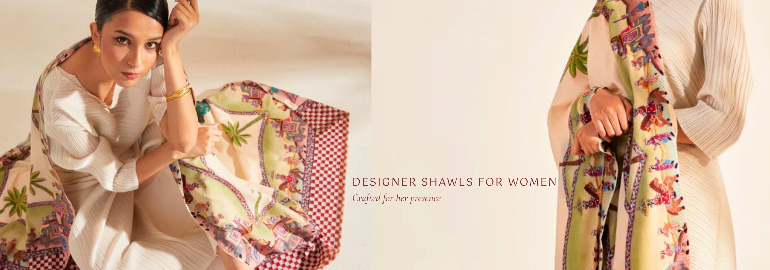 Designer Shawls for Women