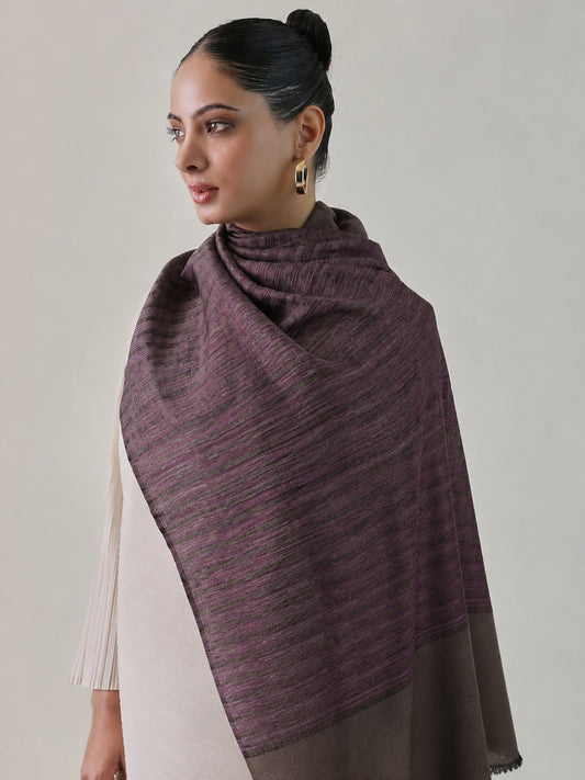Zari Stripe Pashmina Shawl