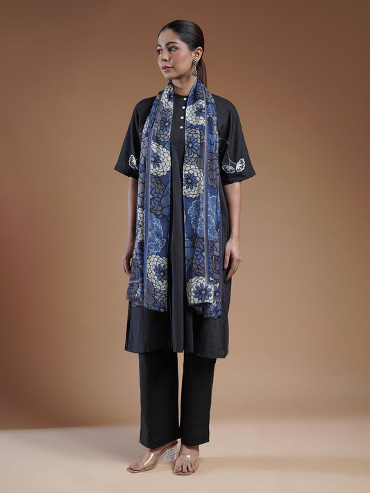 Naienive Printed Woolen Stole