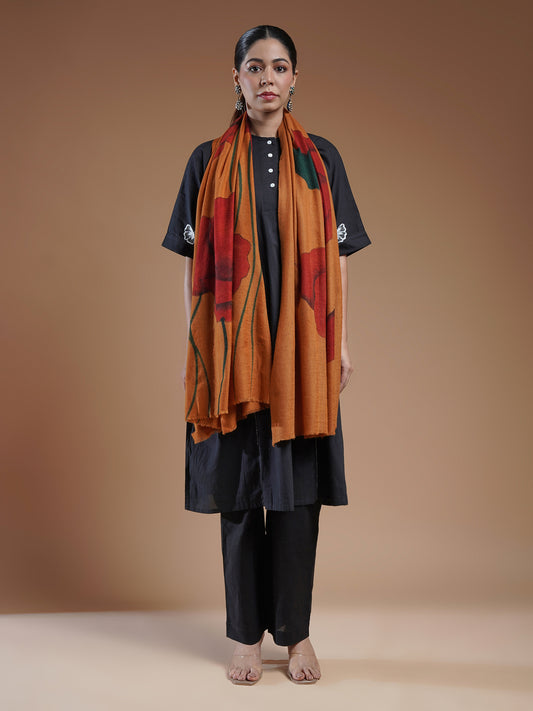 Printed Woolen Shawl