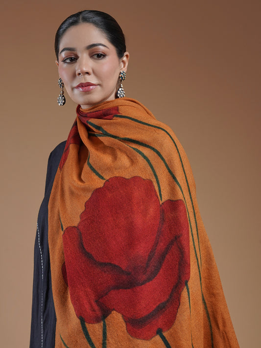 Printed Woolen Shawl