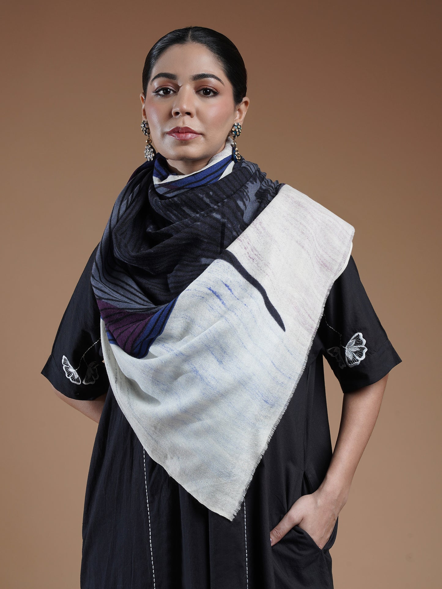 Rousie Woollen Kani  shawls