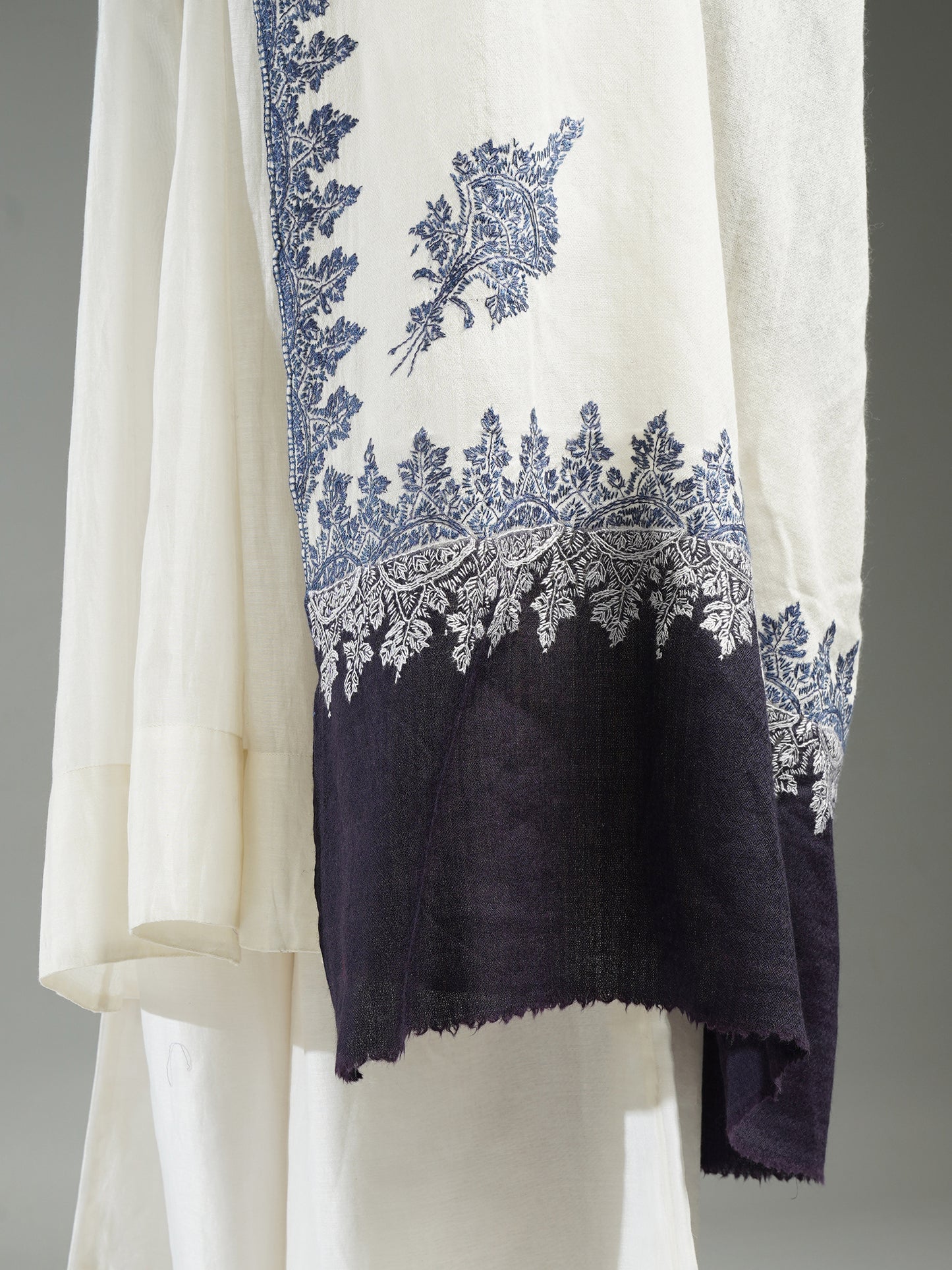Rivayat Embroidered Cashmere Shawl