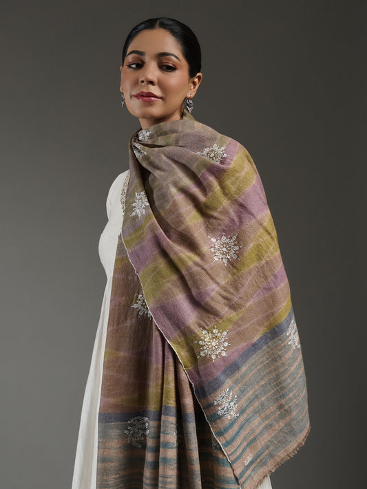 Niyara Embroidered Pashmina Stole