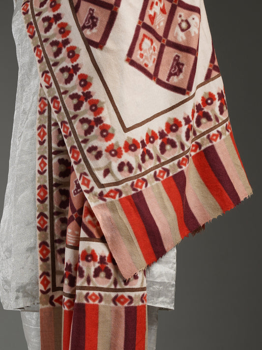 Rangbaahar Patola Pashmina Stole