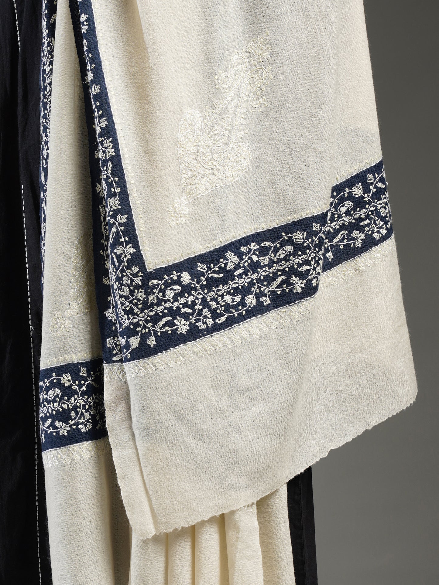 Rivayat Embroidered Cashmere Shawl