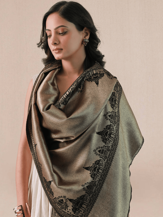 Border Reversible Stole