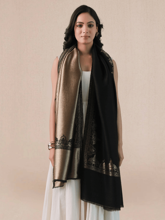 Border Reversible Stole