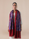 Deep red and blue