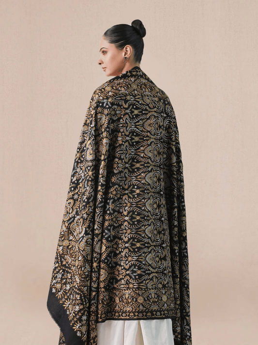 Kalam-e-zari Pashmina Shawl