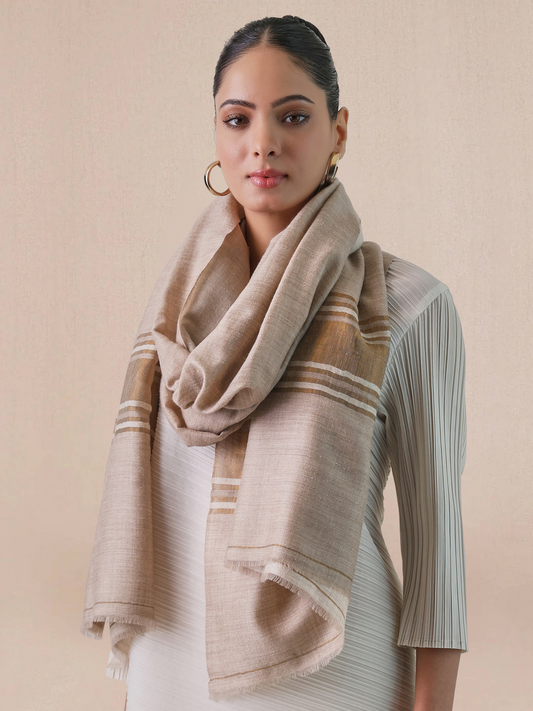 Palla Stripe Ikat Reversible Stole