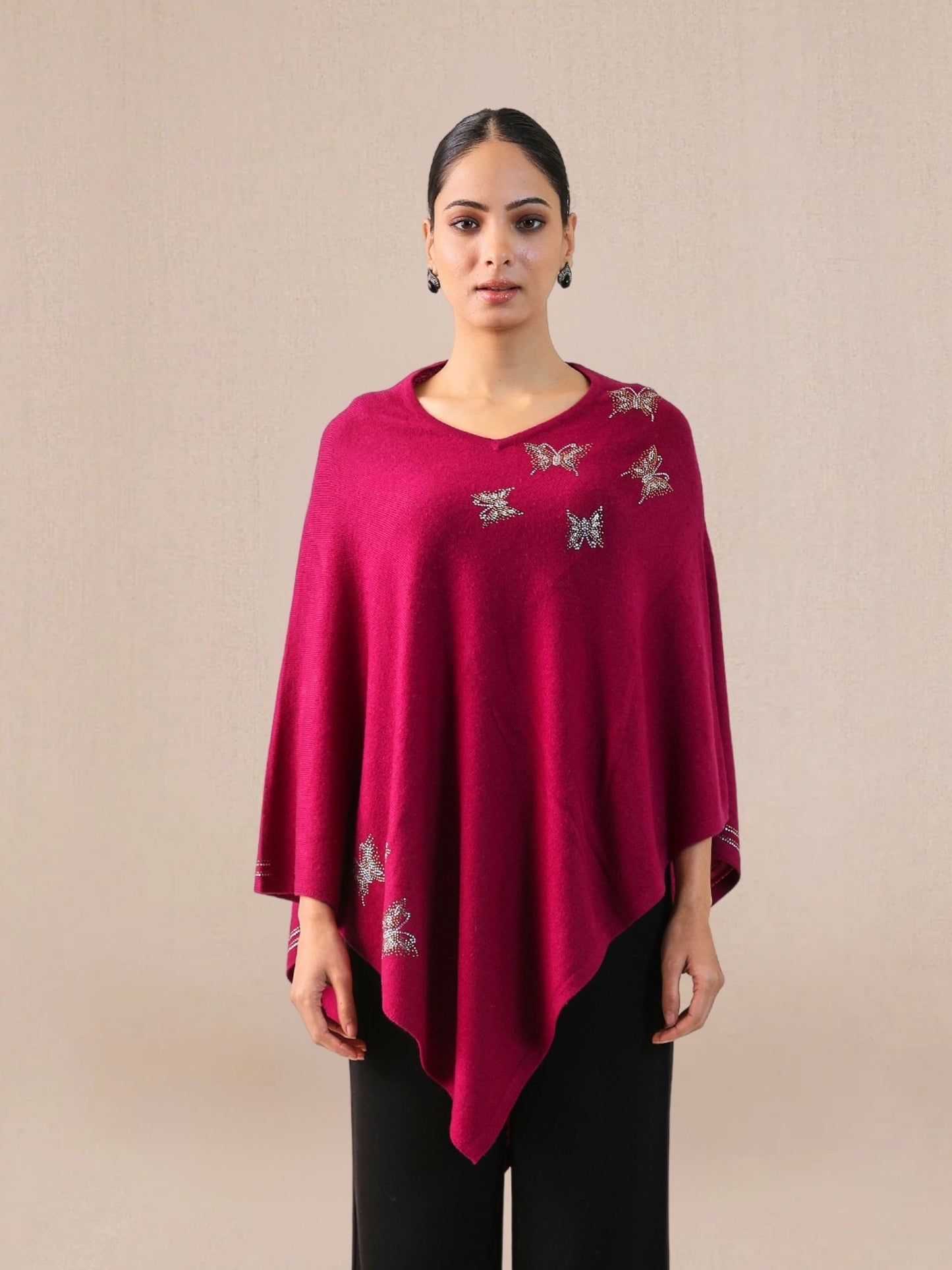 Cape poncho Pearl Scatter