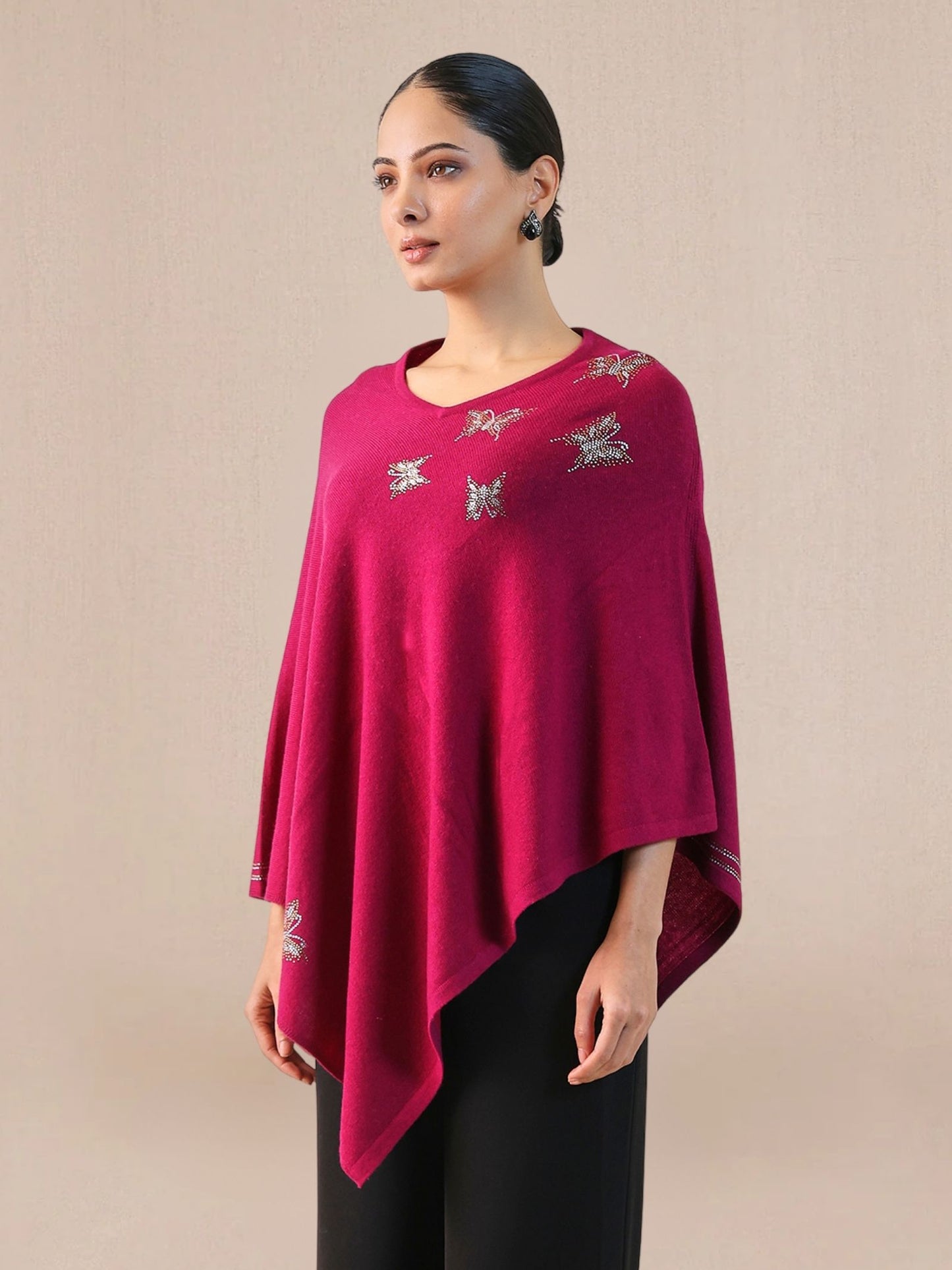 Cape poncho Pearl Scatter