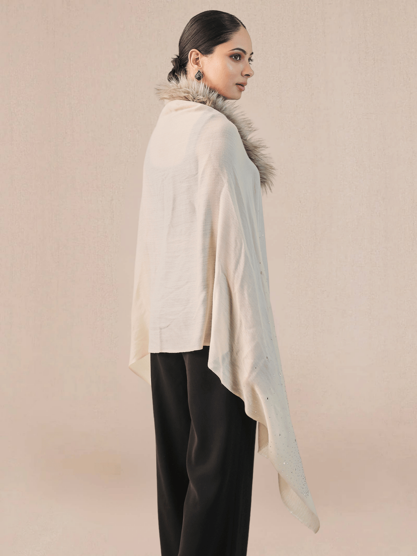 Fur Cashmere Capes