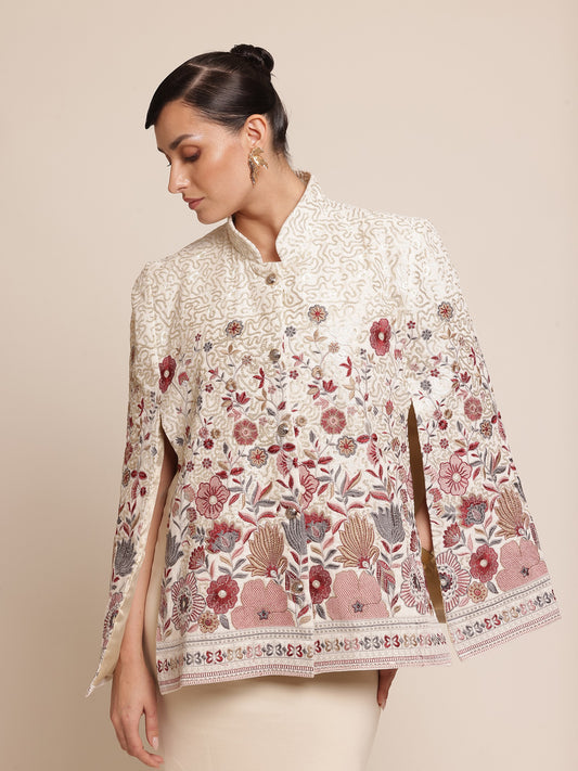 Georgette Hand Embroidered Jacket