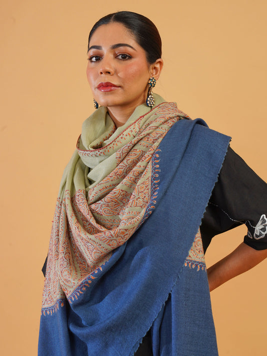 Rivayat Embroidered Cashmere Shawl