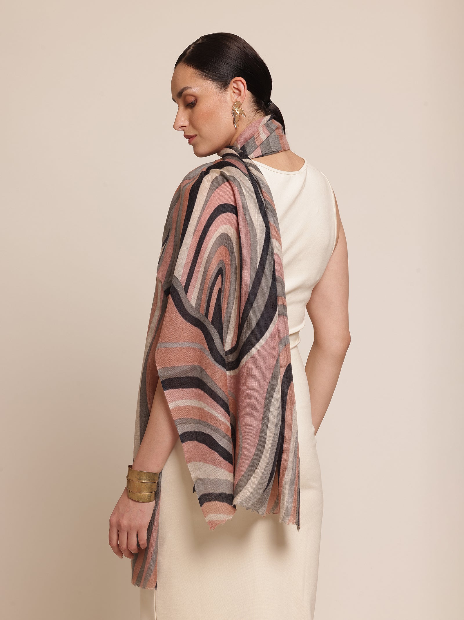 Disruption Pashmina Stole