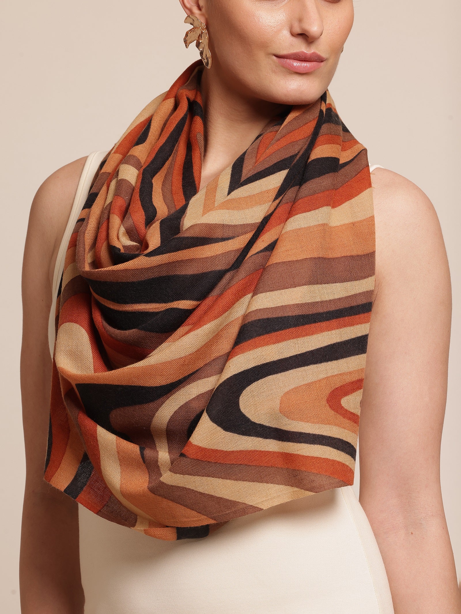 Disruption Pashmina Stole