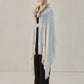 Fur cashmere capes