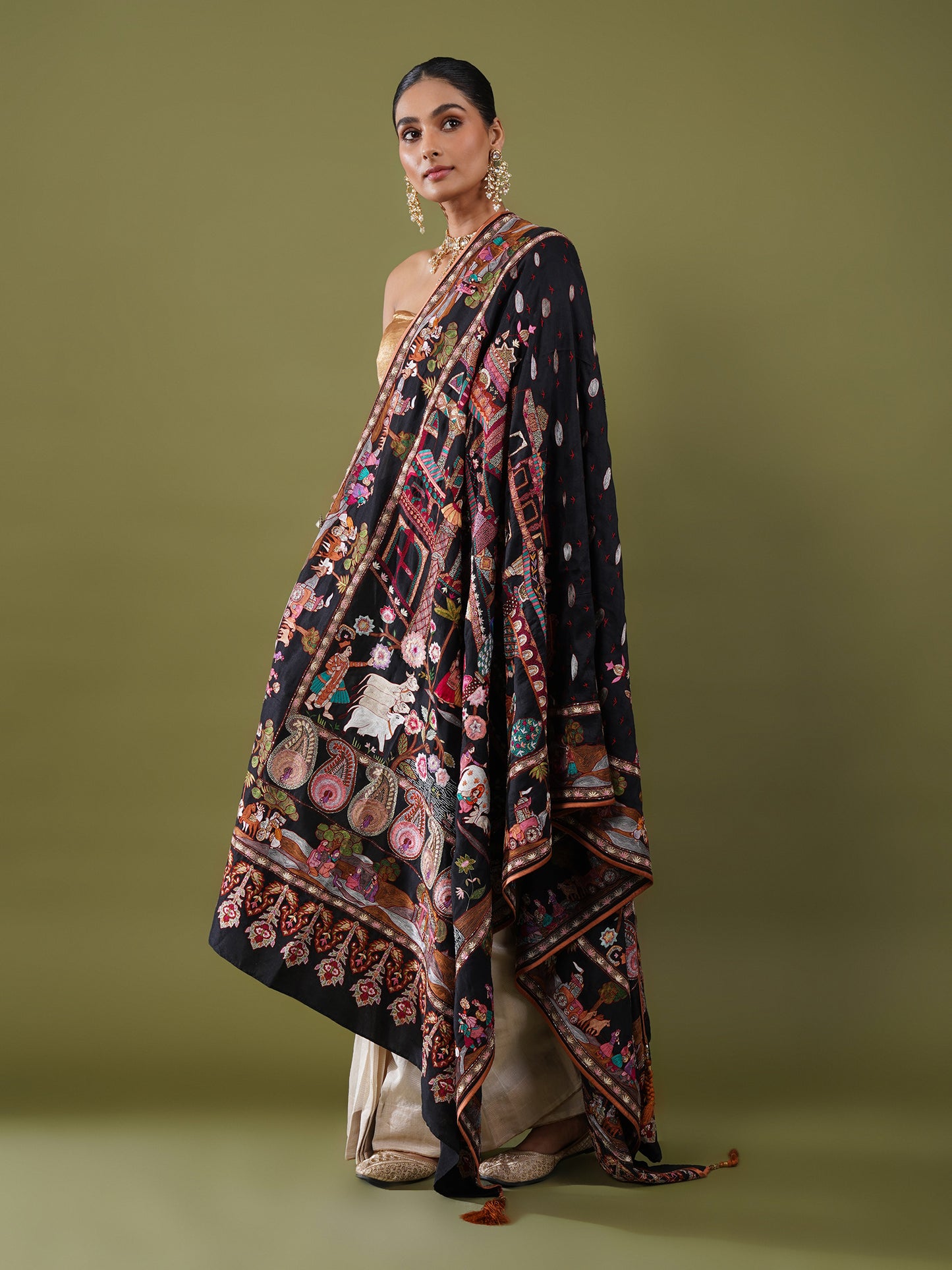 The Vrindavan Sandhya Drape