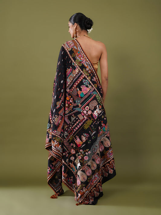 The Vrindavan Sandhya Drape