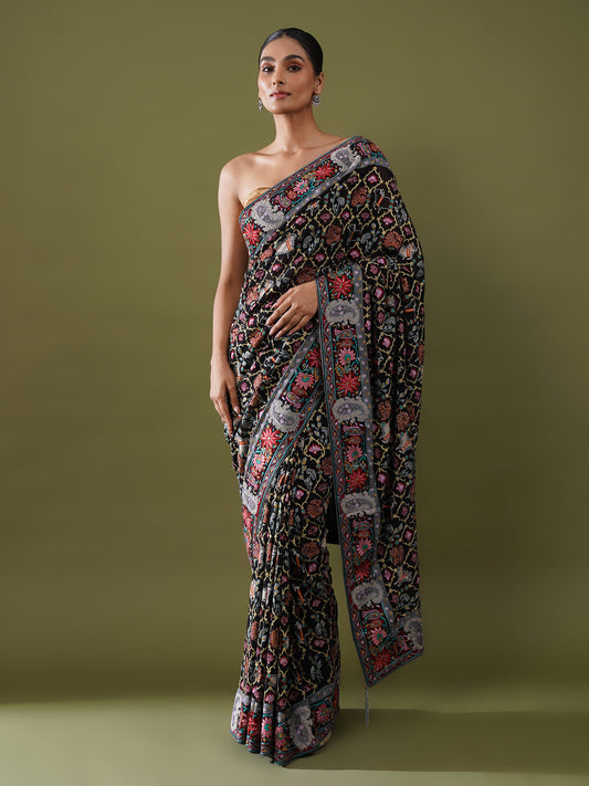 Nayantara Hand Embroidered Saree